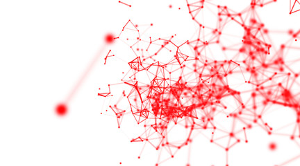 Abstract geometry surfaces, lines and points background, Used as digital wallpaper and technology background.
