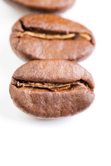 fried coffee beans