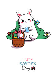 Easter bunny card