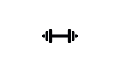 Dumbbells icon isolated on white background