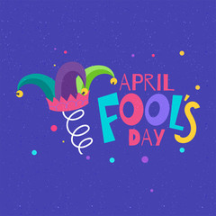 Fototapeta premium April fools poster