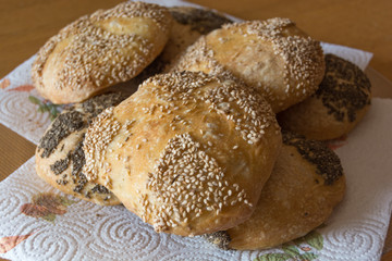 Pane casereccio sul tavolo appena fatto