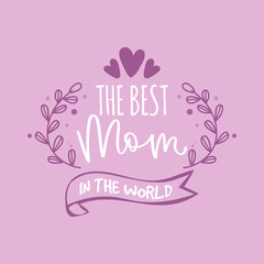 Poster for mom with text