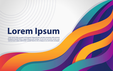 Creative geometric colorful bright background,