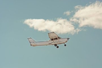 cessna the plane is flying