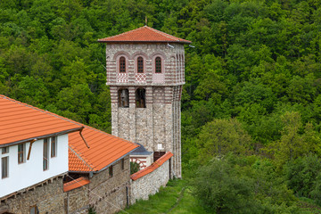 Obraz premium Medieval Tsarnogorski (Gigintsy) monastery, Bulgaria
