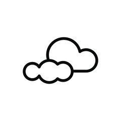 Cloudy icon template