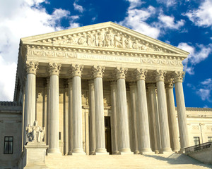 United States Supreme Court Building in Washington DC, USA	