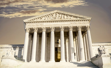 United States Supreme Court Building in Washington DC, USA	