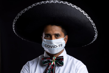 mexican mariachi social distancing due to coronavirus pandemic