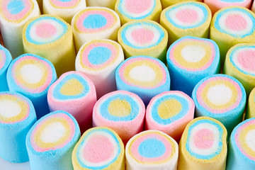 fresh colorful marshmallow