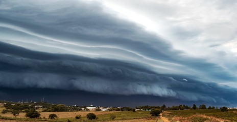 Storm Clouds, Shelf Cloud, Thunderstorm, Severe Weather