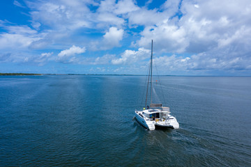 Sailboat at sea