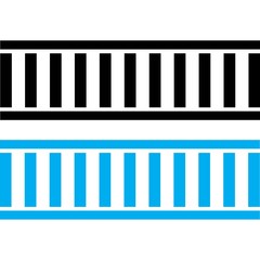 railway illustration logo vector