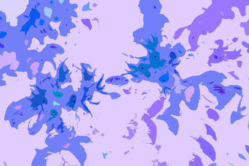Fototapeta na wymiar Abstract unique irregular soft splash and stroke colorful background