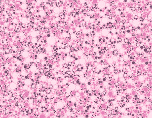 Pink and Purple Polka Dot Abstract Surface Pattern