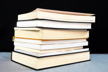 Stack of Books on a Table