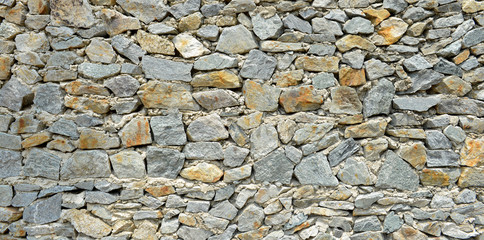Stone background, texture of stone grey brick wall
