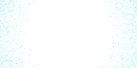 Blue, cyan, turquoise glitter stars confetti