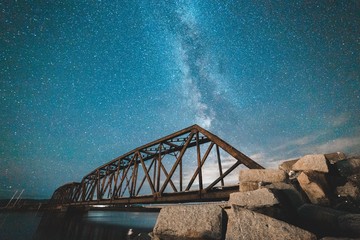 bridge at night