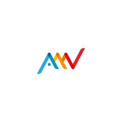 AMV logo vector for brand or identity