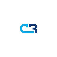CR logo vector for brand or identity
