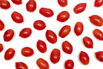 cherry tomato isolated on white background