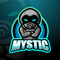 Mystic mascot esport logo design