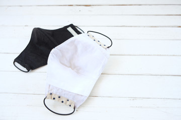 Cotton mask. Muslin cloth. Used for dust and corona virus protec