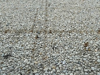 Gravel and stones