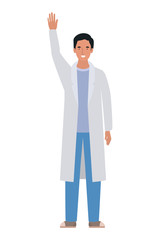 Man doctor with uniform vector design