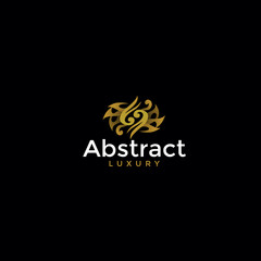 Fototapeta premium luxury furniture, interior, decoration logo template design