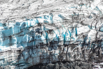 detalle de glaciar