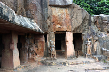 Cave of udaygiri at Bhubaneswar in odisha, India. Historical place of Odisha.