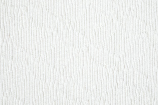 Close-up texture of white color tissue paper background abstract. Detail texture of pattern with free space copy for text.