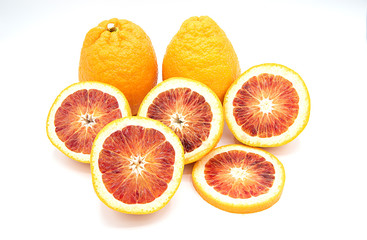 Blood orange can help your health and have beautiful colors.