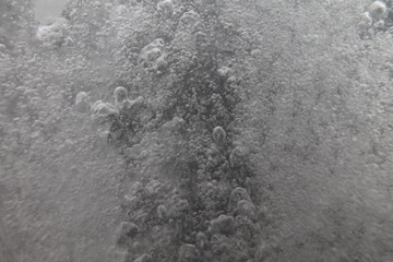 snow on the wall