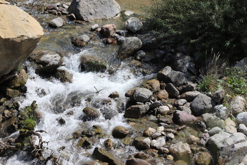 paysage ville de Canfranc Pyrénées Espagne
