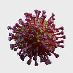 3d rendered illustration of a virus