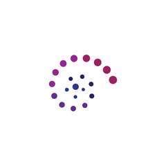 Abstract dots logo