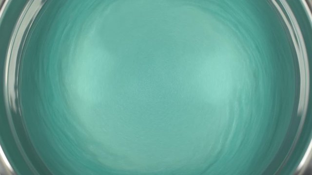 Rheoscopic fluid. Beautiful movement of particles in a liquid. Fantastic patterns and shapes.