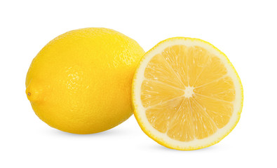 lemons on a white background