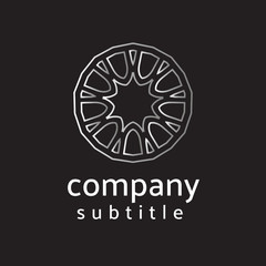 logo ornament gold