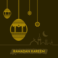 Ramadan kareem festival ; islamic background