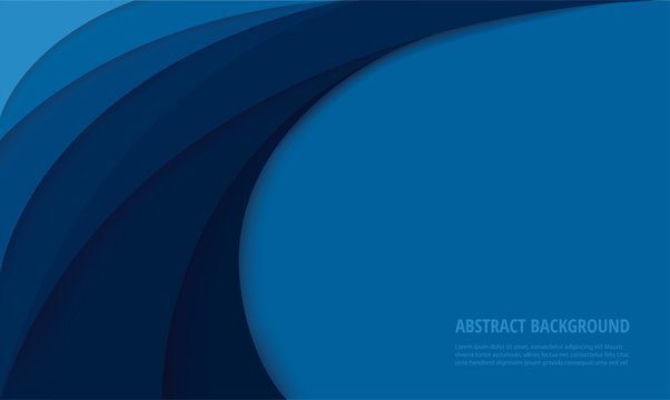 blue curve background vector illustration EPS10