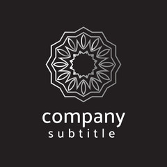 logo ornament gold