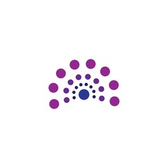 Abstract dots logo