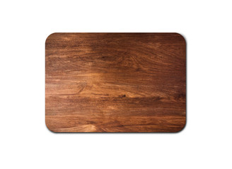 Empty rustic wood board texture isolated on white background with copy space for design or work. clipping path