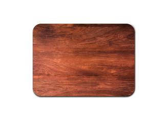 Empty rustic wood board texture isolated on white background with copy space for design or work. clipping path