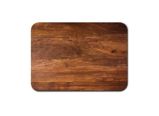 Empty rustic wood board texture isolated on white background with copy space for design or work. clipping path
